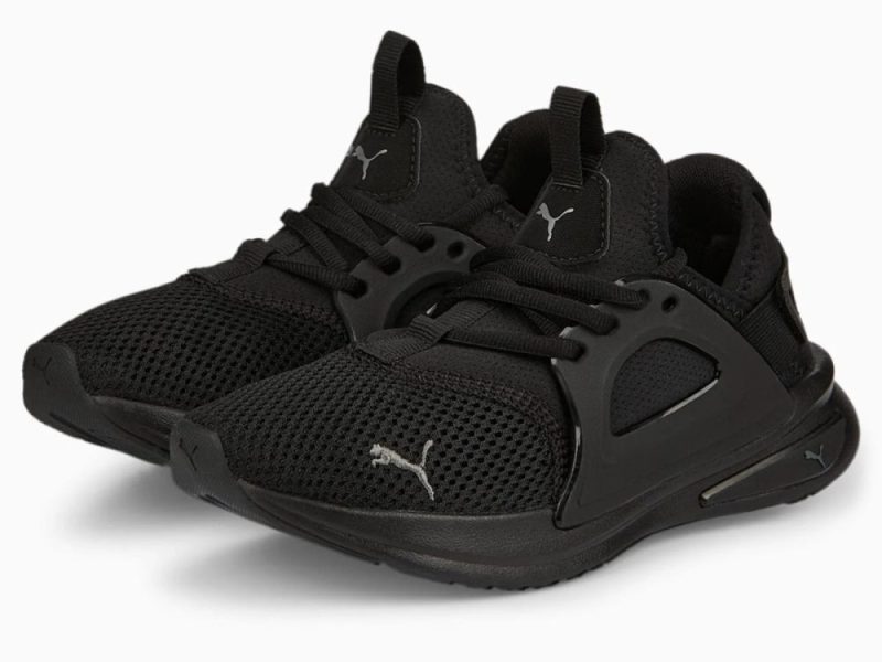 puma junior enzo black shoes 653658