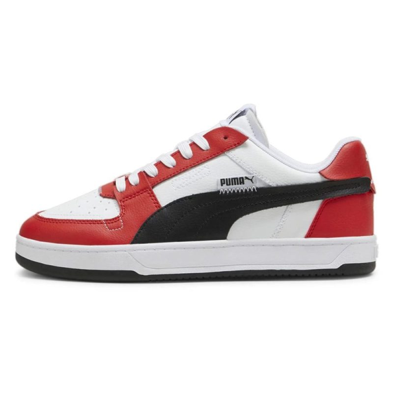 puma mens caven vtg 20 redwhiteblack shoes 349793