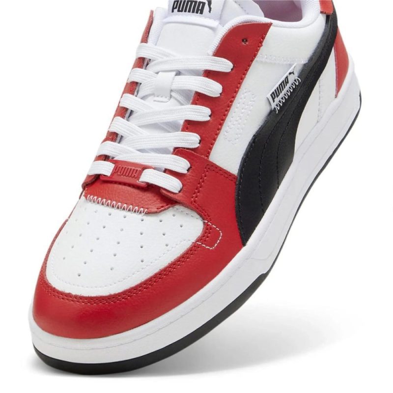 puma mens caven vtg 20 redwhiteblack shoes 513860