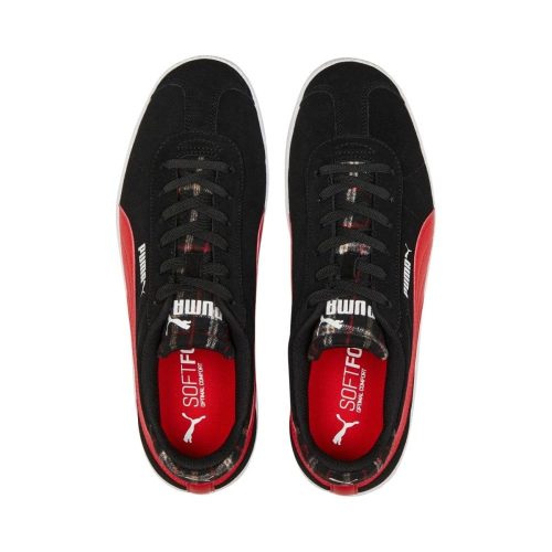 puma mens club blackred shoe 874978