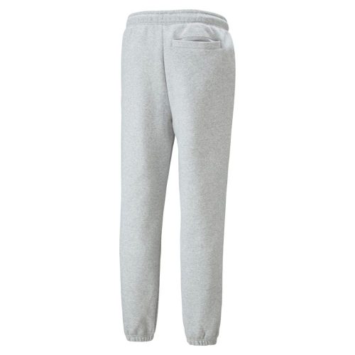 puma mens team fleece grey trackpants 409669