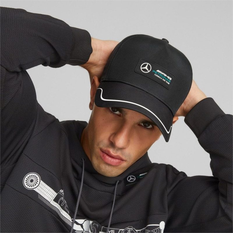 puma mercedes amg petronas motorsport black cap 107158