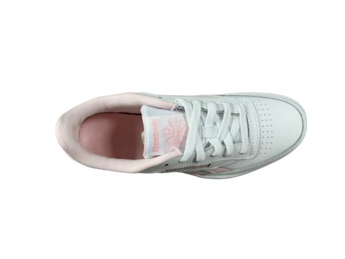 reebok junior club c whitepink shoes 634294