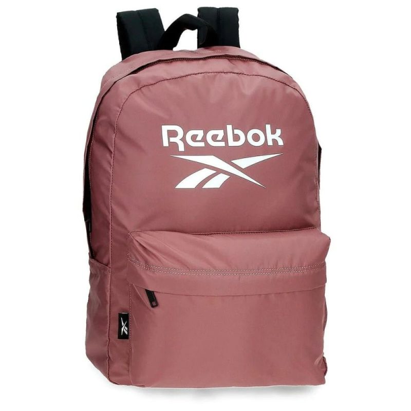 reebok logo gym pink backpack 635707