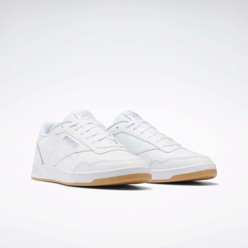 reebok mens court advance whitecold grey shoes 502812