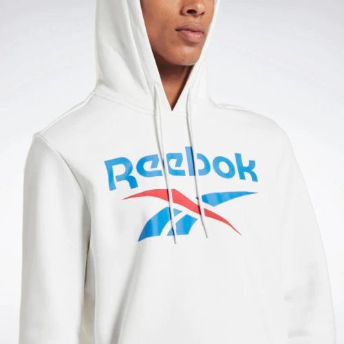 reebok mens identity logo white hoodie 790550