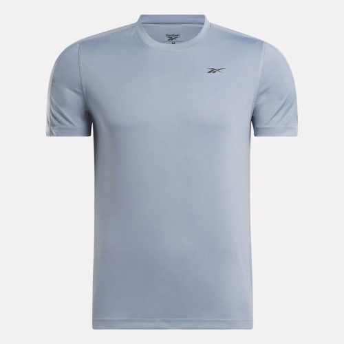 reebok mens ss tech blue training tee 603138