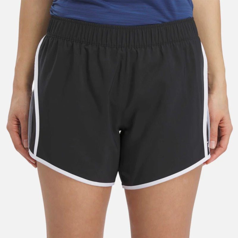 reebok womens id train woven black shorts 299277